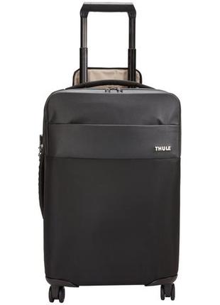 Чемодан малый тканевый thule spira carry-on spinner with shoes bag 35 л, черный2 фото