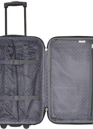 Малый тканевый чемодан enrico benetti memphis на 23 л, черный2 фото