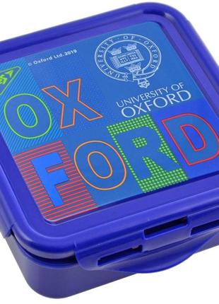 Детский контейнер для еды yes oxford 380 мл синий1 фото