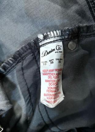 Шорты джинсовые denim co, серые6 фото