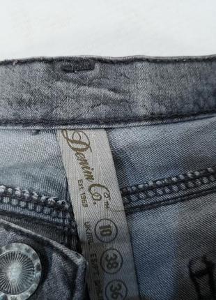 Шорты джинсовые denim co, серые7 фото