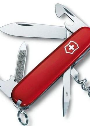 Складной армейский нож victorinox sportsman красный