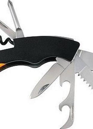 Функциональный швейцарский складной нож stinger hcy-6125х1 фото