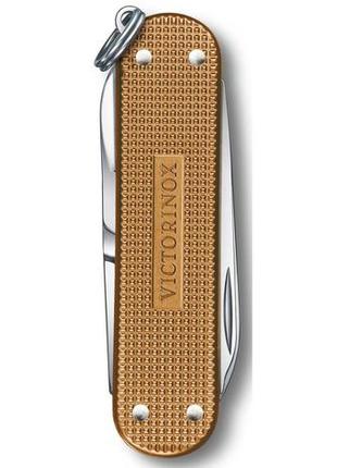 Складной нож victorinox classic sd alox коричневый3 фото