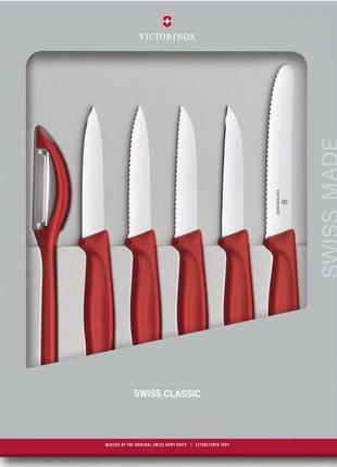 Набор кухонных ножей victorinox swissclassic 6 предметов1 фото