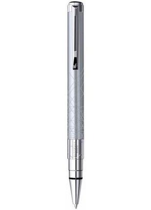 Фирменная ручка шариковая waterman perspective silver nt bp 21 404 серый1 фото