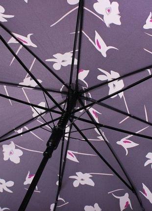 Женский зонт-трость полуавтомат pierre cardin серый2 фото