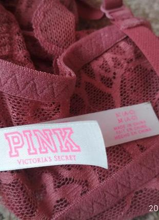 Victoria's secret pink кружевной бралет оригинал3 фото