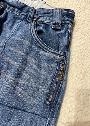 Штаны джинсы с манжетами большого размера новые4 фото