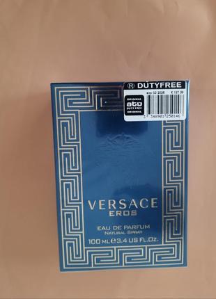 Versace eros parfum eau de parfum 100мл верчасе епос парфумована вода оригінал оригинал версаче эрос духи парфюм