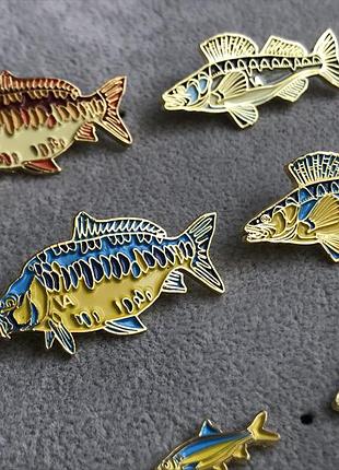 Пін/значок/шпилька/брошка щука ua