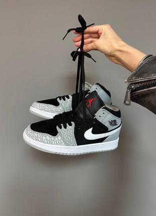 Кросівки чоловічі nike air jordan retro 1 « elephant print » premium