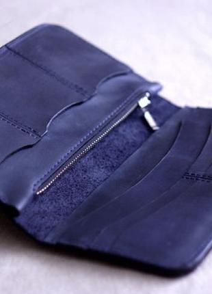 Кожаный кошелек портмоне, кошелек с натуральной кожи5 фото