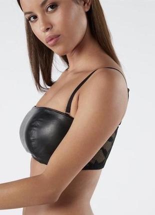 Intimissimi топ из натуральной кожи, оригинал😍🖤