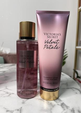 Парфюмированный лосьон для тела victoria’s secret velvet petals body lotion