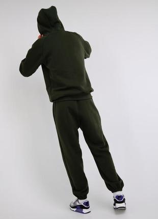 Спортивний костюм хакі jordan flight fleece suit6 фото