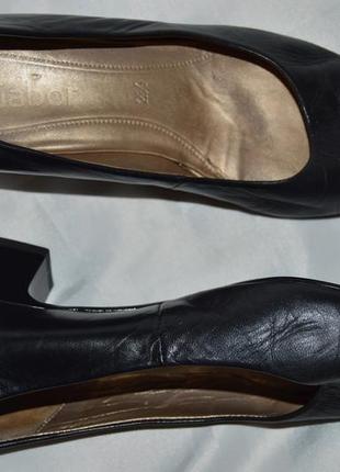 Туфли лодочки кожа gabor 35 (2,5) 36, туфлі шкіра1 фото