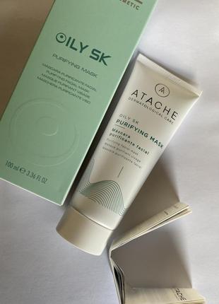 Антибактеріальна очищувальна маска atache oily sk purifying mask