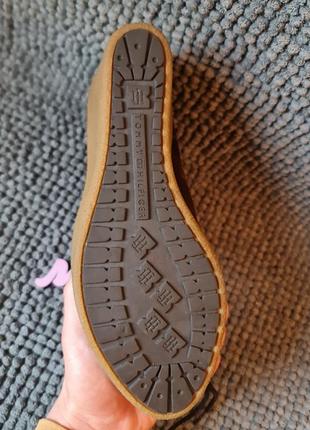 Женские коричневые демисезонные замшевые ботинки tommy hilfiger  41р. оригинал fw568160788 фото