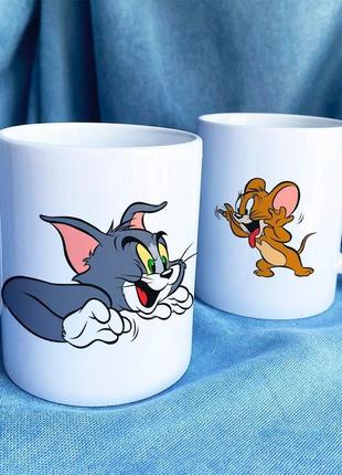 Парні кухлі «том і джеррі»