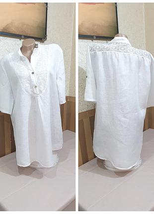 Льняна блуза. made in italy.