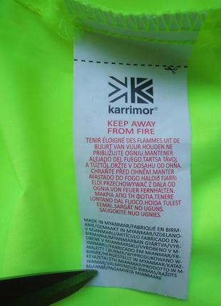 Куртка ветровка karrimor run желтый-неон для бега (l)8 фото