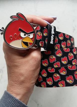 Яскравий пояс ремінь marks&spenser angry birds для дітей 6-8 років