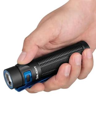 Edc фонарь ручной olight baton 3 pro max black (2500 люмен)