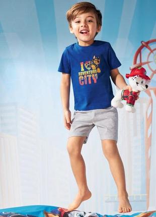 Піжамні шорти бавовняні трикотажні для хлопчика lupilu 356981 098-104 см (2-4 years) сірий3 фото