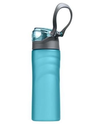 Спортивна пляшка для води ardesto 600 мл.  фітнес пляшка