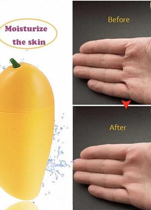 Крем для рук в виде фрукта   манго.