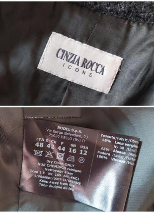 Cinzia rocca icons люксовое пальто из шерсти и альпаки с воротником альпака люкс10 фото