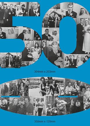 Табличка на стіл 50 років 3