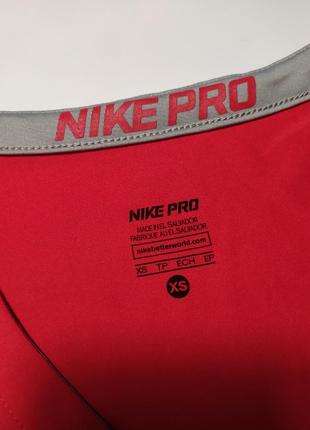 Спортивна футболка nike pro, xs8 фото