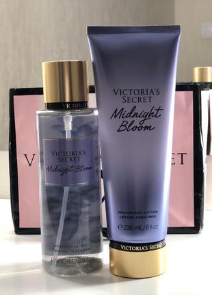 Набор спрей и лосьон для тела victoria’s secret midnight bloom