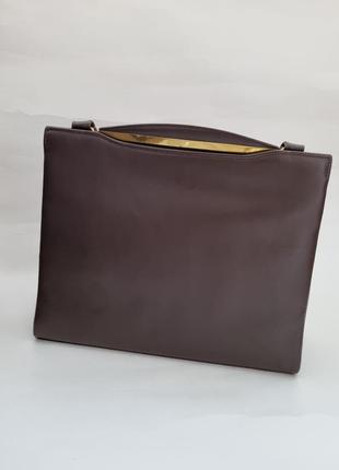 Винтажная сумка ридикюль, кожаная сумка винтаж, сумка ретро, vintage bag3 фото