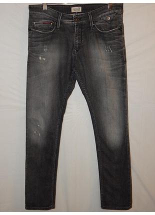 Комплект от tommy hilfiger: джинсы tommy hilfiger slim stretch black jeans+свитшот tommy hilfiger4 фото