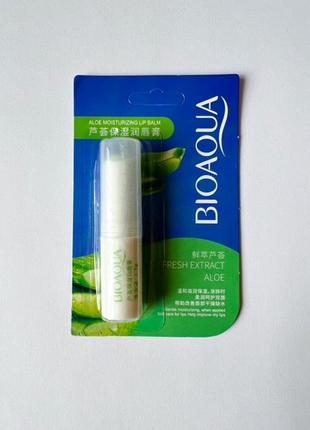 Бальзам для губ з алое bioaqua aloe tender moisture lip balm, 2,7 г