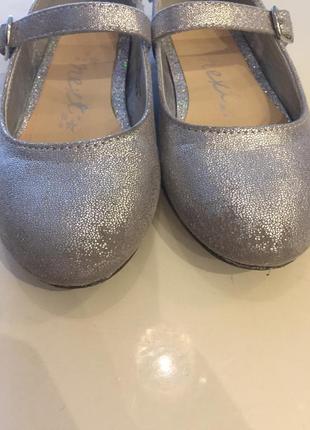 Серебряные туфельки 17 см. 2