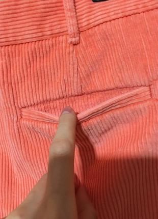 Офигенная вельветовая юбка gap cord mini skirt sunset glow4 фото