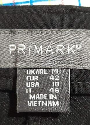 Стрейчеві брюки чорні завужені primark  р 486 фото