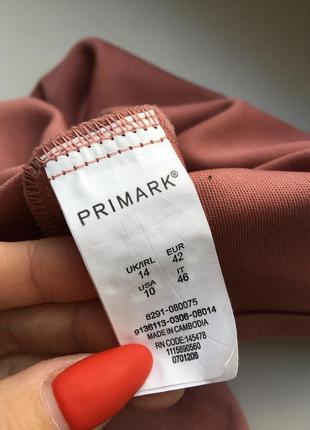 🎀 пудровая юбка трапеция под замш primark/розовая короткая юбка/нюдовая юбка🎀6 фото
