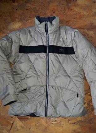 Двухстороня пухова куртка helly hansen1 фото