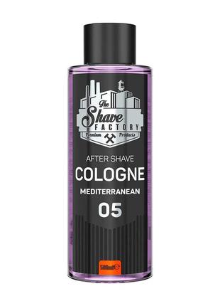 Одеколон после бритья the shave factory after shave cologne nr.5 mediterranean 500 мл