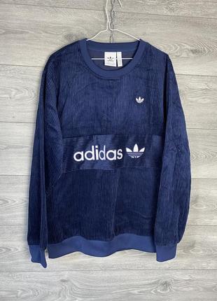 Велюровый свитшот adidas