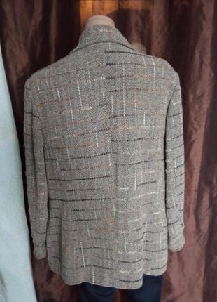 Шикарный, удлиненный, твидовый пиджак beate geler2 фото