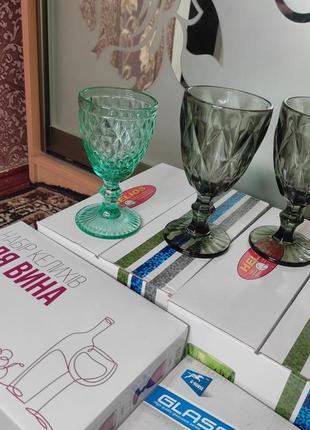Набір бокалів для вина шампанського5 фото