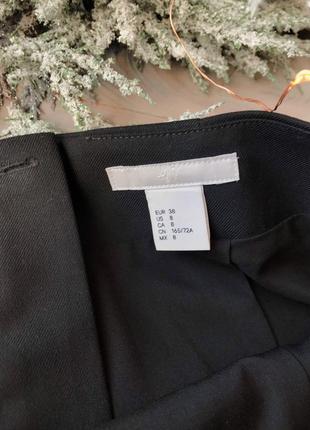 Классическая черная юбка миди h&m6 фото