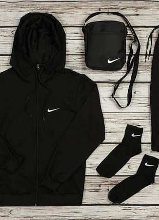 Спортивный костюм nike мужской +кепка +барсетка + носочки