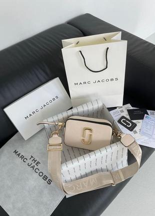 Marc jacobs the snapshot beige/gold3 фото